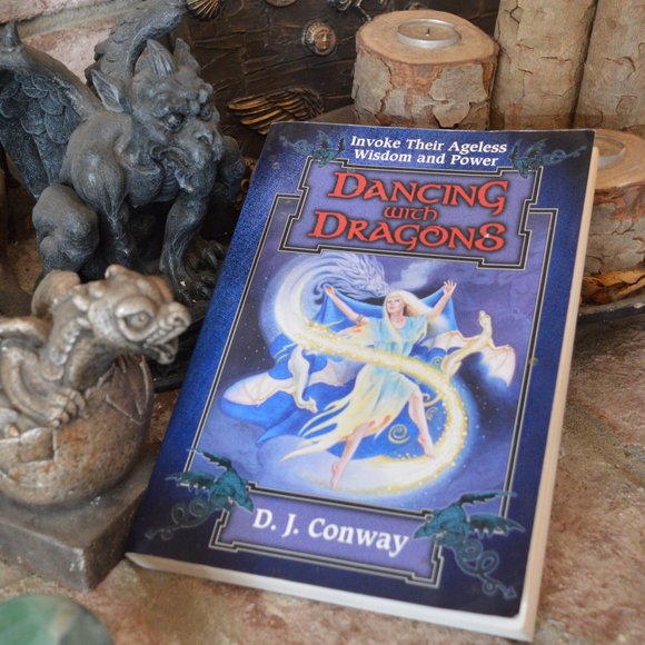 D.J. Conway Other - ⚠️SOLD⚠️Dancing With Dragons Power Wisdom D J Conway Wicca Pagan